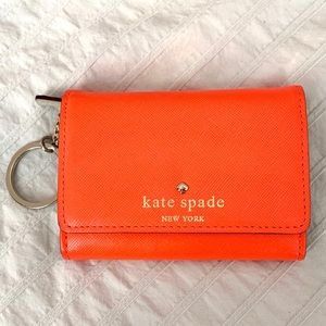 Kate Spade ♠️ Mikas Pond Darla Wallet in Coral